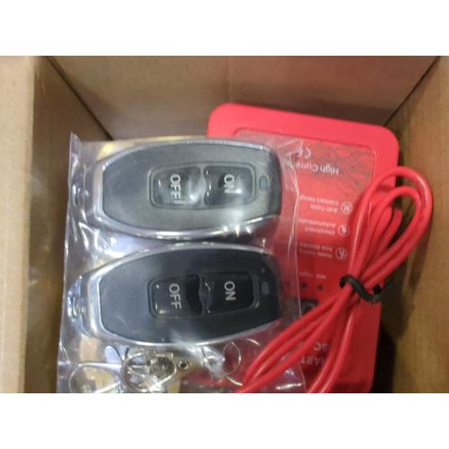 Kill Switch for Car - Remote Battery Disconnect Switch 12v, 240A, Upgrade Smart Voltage with LED Screen, Anti-Theft, Prevent Battery Drain (red)