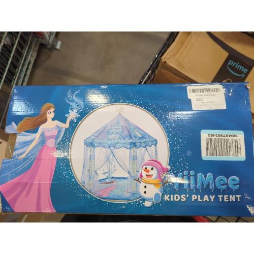 Premium Princess Play Tent - Frozen Toy for Girls with Enchanting Snowflake Lights - Spark Imagination with Princess Play Tent - Perfect for Indoor & Outdoor Play - Play Gifts Tent - Includes Cozy Rug