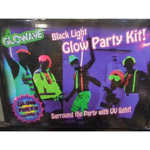 Black Lights for Glow Party! 115W Blacklight LED Strip kit. 4 UV Lights to Surround Your Neon Party. Ultraviolet Lighting for Big Rooms. Easy Set up! Glow in The Dark Party Supplies. Fiesta Luz Negra