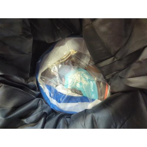 Color Blue Memory Foam Camping Mattress pad, Comfortable Thick Floor Sleeping Mat for Adults with Waterproof and Non-Slip Bottom, Portable Roll Up Mattress for Sleepover Guest,Cot Mad for Car Camping