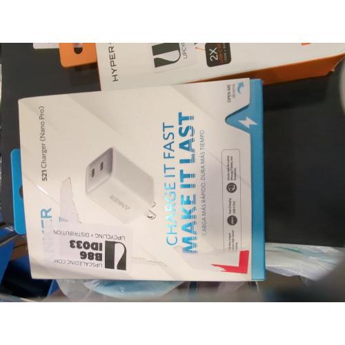 Anker 2-Port PowerPort III 40W Nano Pro Duo USB-C Power Delivery Wall Charger - White