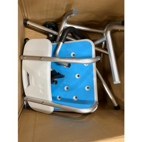 Shower Chair for Inside Shower, BRITULIF Shower Seats for Adults, 6 Height-Adjustable Options Shower Chair for Elderly and Disabled with Durable Aluminum Tubing, Ideal for Elderly, Senior