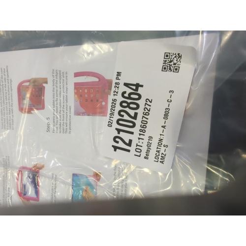 SUPLIK Kids Case for iPad 9th/8th/7th Generation - iPad 10.2 inch 2021/2020/2019 Case with Built-in Screen Protector, Durable Shockproof Handle Stand Kids Cover for Apple iPad 7/8/9 Gen, Pink