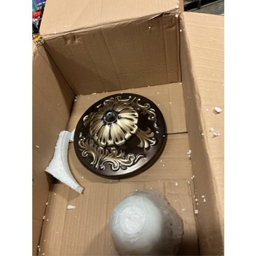 Torchiere Floor Lamps for Living Room & Bedroom, 71 Vintage Victorian Floor lamp with Reading Light, Tall Corner Standing Farmhouse Lamp for with Glass Shade Home Office Decor, Black