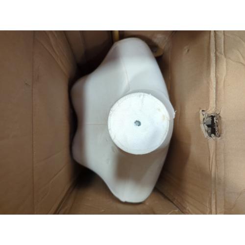 Adjustable Female Dress Form Mannequin with Golden Metal Stand for Clothes Window Display