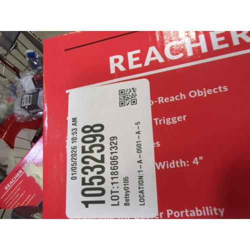 Medic Therapeutics 2-Pack Extra Long Reacher Grab Tool W/ Magnetic Ti. Lightweight with a Strong Grip and Easy Attachment to Canes  Walkers  and Wheel