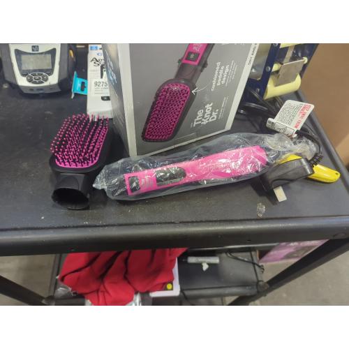 Color Black and purple Conair Infinite Pro Knot Dr Detangling Paddle Brush