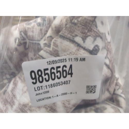 zesthome Size  8x10 Color White Area Rugs for Living Room,Non-Slip Backing Washable Rugs,Vintage Large Area Rug，Stain Resistant Home Decor Rug (Brown/Beige,8'x10')