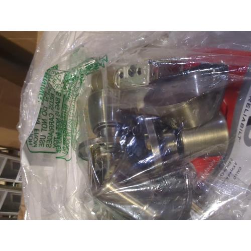 ReliaBilt Gallo Antique Brass Single Deadbolt Keyed Entry Door Knob Multi-pack