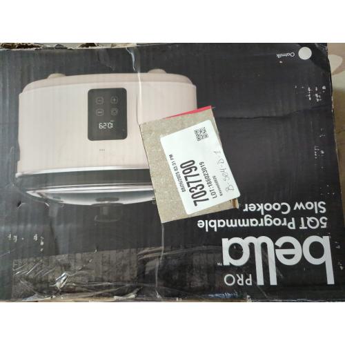 Oatmilk Bella PRO - 5-qt. Programmable Slow Cooker - Oatmilk