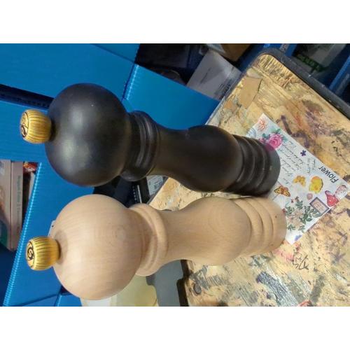 Peugeot Paris U'Select Zirlion Salt And Pepper Mill 9 Set, Natural And Chocolate