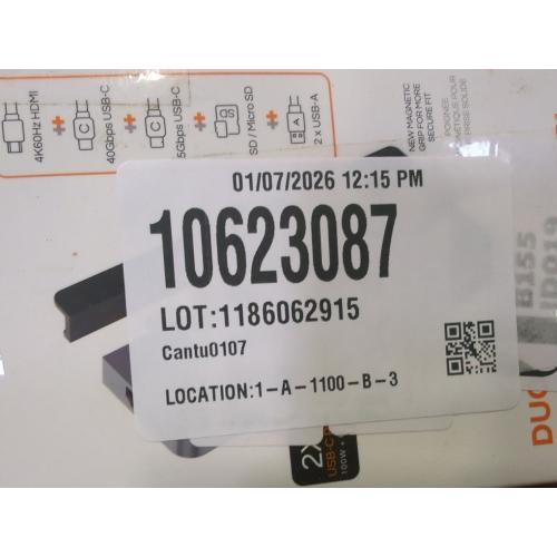 HyperDrive Duo 7-in-2 MacBook USB C Hub — for Mac w/Dual Ports, 4K60Hz HDMI, 40Gbps USB-C 100W Power Delivery, USB-A, SD/MicroSD, Magnetic Mount — (Space Gray)