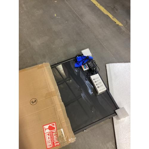 Standing A-Frame LED Message Writing Board 32 x 24, Neon Menu Sign with Adjustable Height, Outdoor Menu Display Board with 8 Colors Markers and Remote Control, DIY Message Light Board