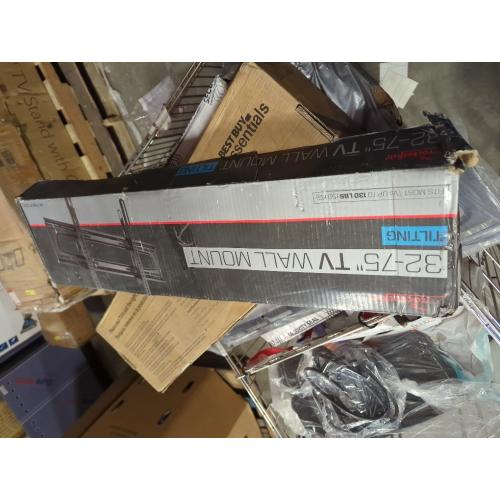 VIVO 60 to 120 inch Large Screen Heavy Duty TV Wall Mount for LCD LED Flat and Curved Screens, Articulating Swivel Mount, Max VESA 900x600mm, Black, MOUNT-VW120M