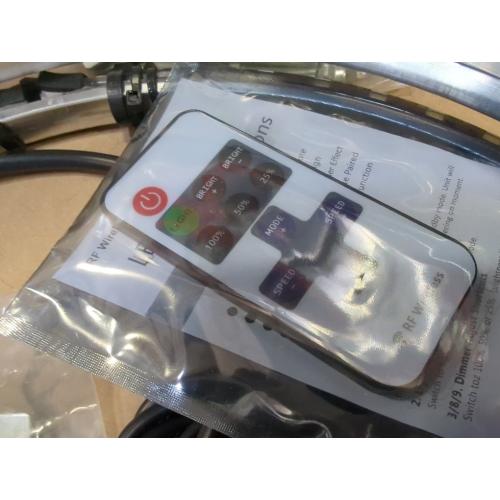 15.5 Inch Cool White Rim Lights,Wheel Light for Cars,Pure White Wheel Lights,6500k Cool White,IP68 Waterproof,Rocker Switch Control,Double Row LED Beads（4 Pcs ）