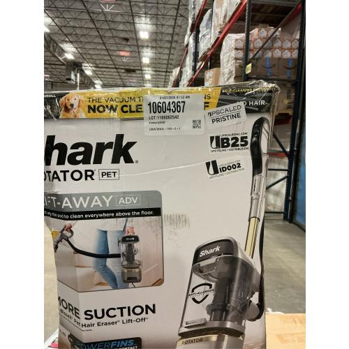 Shark Rotator Lift-Away ADV DuoClean PowerFins Upright Vacuum with Self-Cleaning Brushroll LA502 - Silver