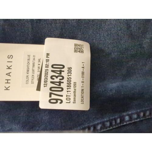 Size 31x34 TPJ Men's Washed Slim fit Jeans 5 Pockets Button-Zip Closure Stretch Jeans for Daily Commute and Outings