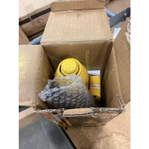 YELLOW JACKET 6 Ton Muti-Directional Welded Bottle Jack(12,000lb) for Car, Pickup, Truck, RV, Auto Repair