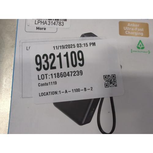 Anker 20000mAh 30W Power Bank - Black