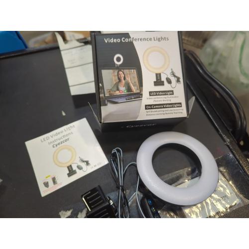 Video Conference Lighting Kit, Ring Light for Monitor Clip On,for Remote Working, Distance Learning,Zoom Call, Self Broadcasting and Live Streaming, Computer Laptop Video Conferencing