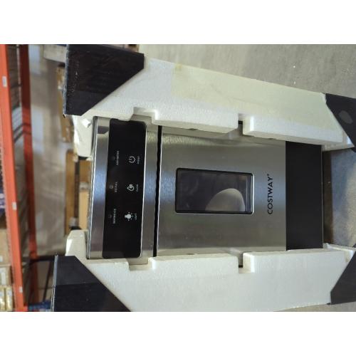 Costway Nugget Ice Maker, 44Lbs/24H Countertop Ice Makers, Self-Cleaning Ice Machine with 4.4 Lbs Basket, Auto Water Refill, Chewable Pebble Ice Maker for Home Kitchen Party