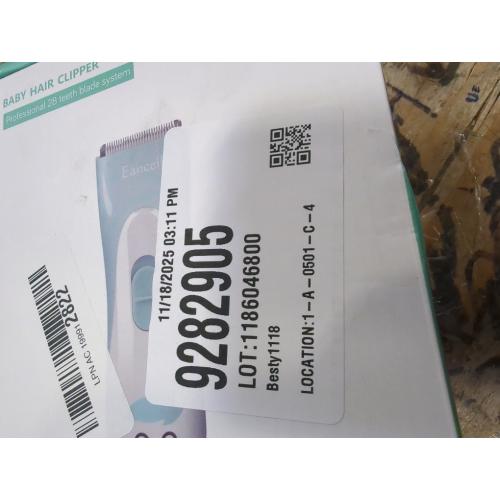 Baby Hair Clippers, Ceramic Blade Electric Kids Hair Trimmer, Ultra-Quiet Cordless Rechargeable Waterproof Haircut Kit for Kids & Adult