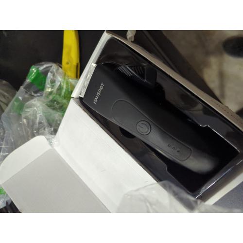 MANSPOT Manscape Groin & Body Hair Trimmer for Men, Electric Ball Pubic Trimmer Shaver,Manscape Kit with 4 Guard,Replaceable Ceramic Blade Heads,Waterproof Wet/Dry Shaver,90 Minutes Shaving