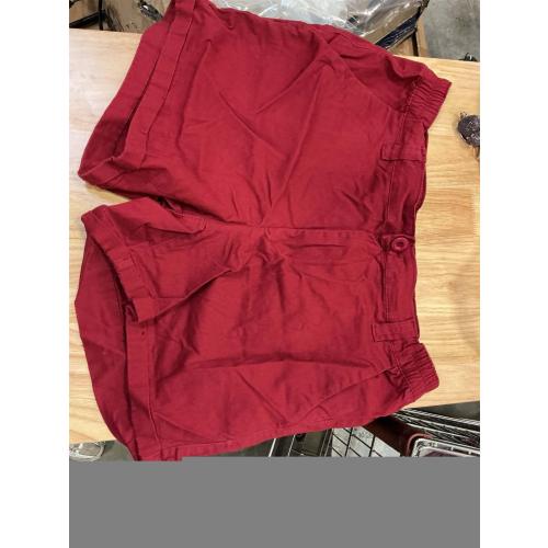 OCHENTA Women's Casual Shorts with Pockets Elastic Waist size 12 Summer Wear