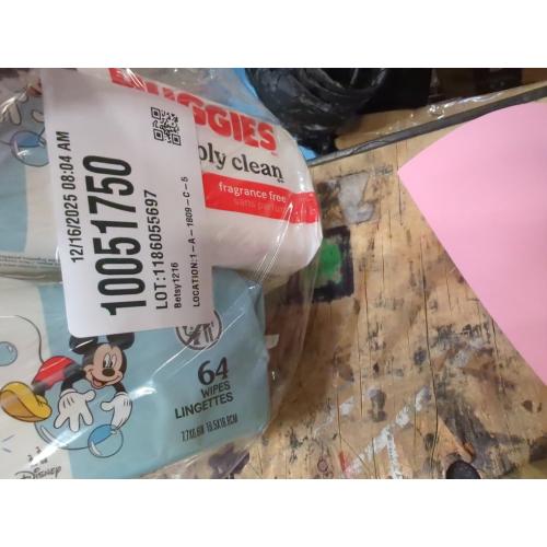 Huggies Simply Clean Unscented Baby Wipes, 2 Pack, 128Total Ct (Select for More Options)