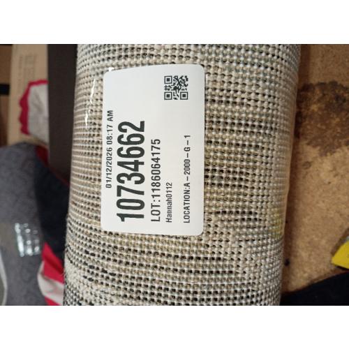 Superior Indoor Area Rug, Jute Backed, Perfect for Entryway, Office, Living/Dining Room, Bedroom, Kitchen, Floor, Modern Floral Patchwork Decor, Pastiche Collection, 2' x 3', Beige