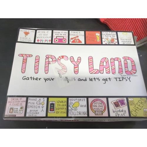 TIPSYLAND Original Edition | Official Product | Hilarious Adult Board Game | Group Game for Game Nights, Parties and More | Fun Challenges, Dares & Mini-Competitions | 3-8 Players