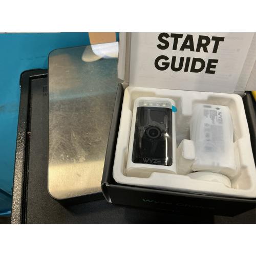 WYZE Wireless Outdoor/Indoor Battery Security Camera, 2.5K HDR Color Night Vision, Integrated Spotlight & Siren, Motion Detection, 2-Way Audio, Alexa & Google Assistant Compatible, Free Expert Support