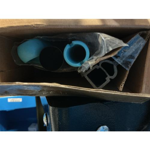 NEWE Floor Squeegee Broom with 18’’ Heavy Duty Rubber Scraper and 58.3’’ Telescopic Long Handle for Garage Concrete Bathroom Tile Shower Glass Marble Deck Window