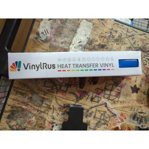 VinylRus Heat Transfer Vinyl-12 x 50ft Royal Blue Iron on Vinyl Roll for Shirts, HTV Vinyl for Silhouette Cameo, Easy to Cut & Weed