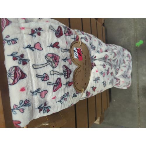 Mushrooms Valentines Day Soft Throw Blanket 50x70 Blanket for Couch Bed Sofa Travelling Camping for Kids Adults