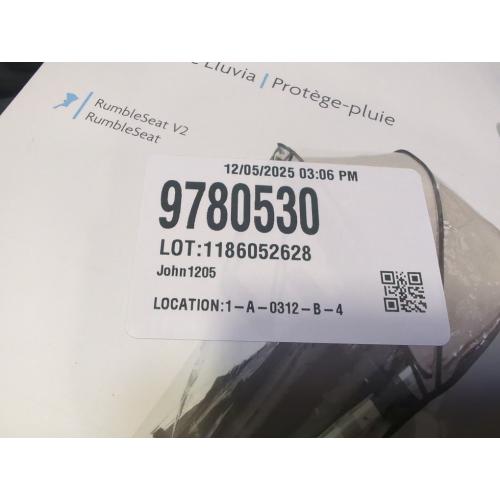 UPPAbaby RumbleSeat Rain Shield / Compatible with RumbleSeat models 2015-2019, V2, V2 , and V3 / Waterproof and Windproof Coverage / Ventilated Design / Quick Attachment / Easy Access to Child