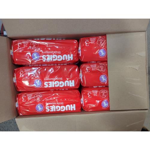 Huggies Little Movers Baby Diapers, Size 3 (16-28 lbs), 168 Ct (Select for More)