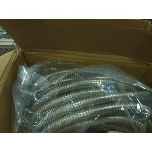 Metal Garden Hose 100FT, Stainless Steel Heavy Duty Water Hose with 10 Function Nozzle & Brass Nozzle, Sturdy and Lightweight, No Kink & Tangle, Easy to Use & Store, Suitable for Yard and Lawn