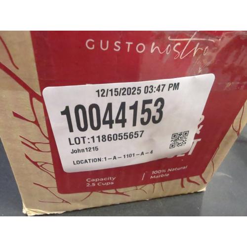 Marble Mortar and Pestle  Cup Grinder Bowl for Guacamole, Salsa, Pill Crusher, Spice, Herb, Garlic, Nut, Heavy Duty Grinder for Kitchen