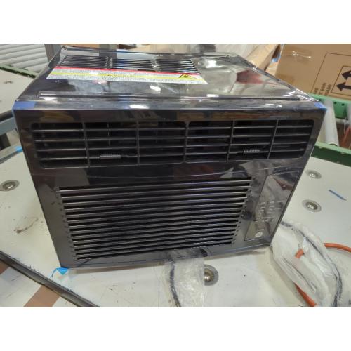 GE Electronic Window Air Conditioner 6000 BTU, Black, Efficient Cooling for Smaller Areas Like Bedrooms and Guest Rooms, 6K BTU Window AC Unit with Easy Install Kit