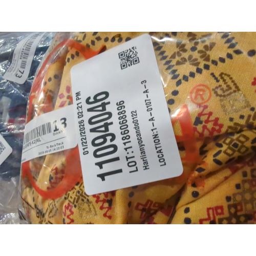 Size 54 Sojanya (Since 1958 Men'S Cotton Linen Blue Foil Printed Only Long Kurta