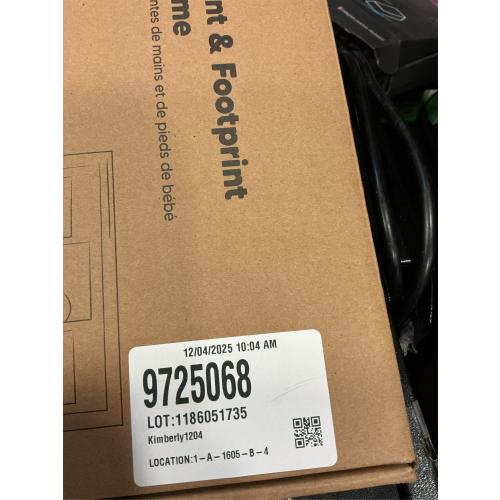 KeaBabies Duo Baby Hand and Footprint Kit, Baby Handprint Kit, Newborn Photo Frame, Baby Keepsake