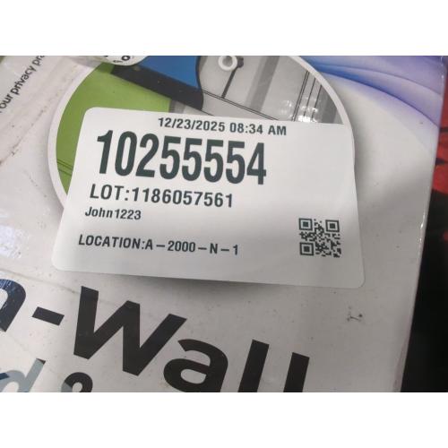 Color white Legrand - Wiremold in-Wall Flat Screen TV Power and Cable Concealment Grommet Kit - White