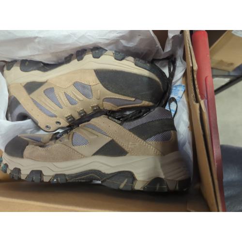 Size 9 Color Brown Skechers® Selmen Enago Men's Waterproof Hiking Shoes