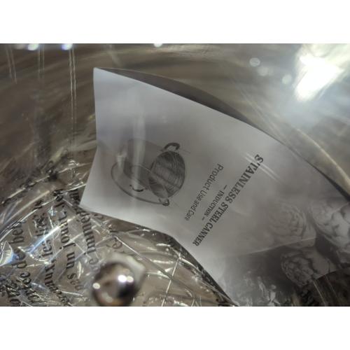 Silver 21.5Qt Prep•N•Cook by McSunley 21.5Qt Induction Stainless Steel Water Bath Canner