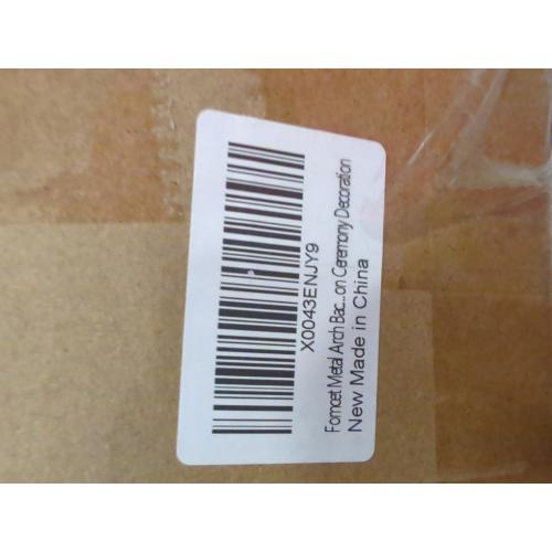 Fomcet Metal Arch Backdrop Stand Set of 2 Gold Wedding Arch Stand 7.2FT & 6FT Arched Backdrop Frame for Birthday Party Baby Shower Graduation Ceremony Decoration