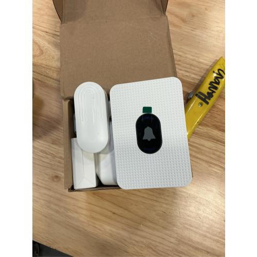 Daytech Wireless Door Sensor Chime - 800ft Range, 20 Chimes, 5 Adjustable Volume, Mute Mode, LED Indicator, Door Open Alert for Business/Home