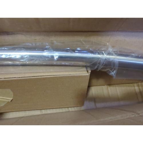 Adjustable Curved Shower Rod, 42-72 inches Extra Wide Shower Curtain Rod, Rust proof, Premium Stainless Steel, Curved Shower Curtain Rod for Bathroom, Need to Drill, Silver