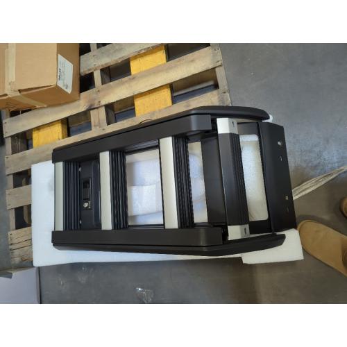 Telescopic Side Folding Ladder Compatible For LAND ROVER Defender 90 110 2020 2021 2022 2023 2024 (90 Black)