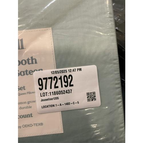 Nestwell Pima Cotton Sateen 500-Thread-Count Twin Sheet Set in Twilight Blue